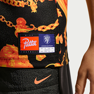 Netherlands x Patta Older Kids' Short-Sleeve Football Top. Nike CA